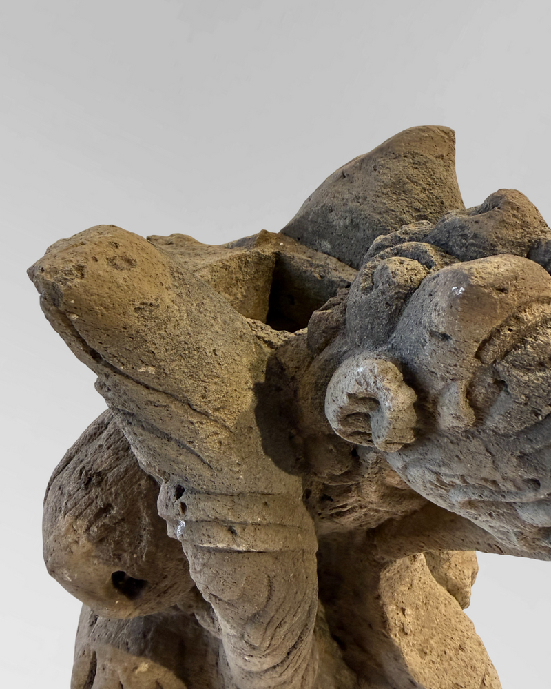 Balinese stone plinth