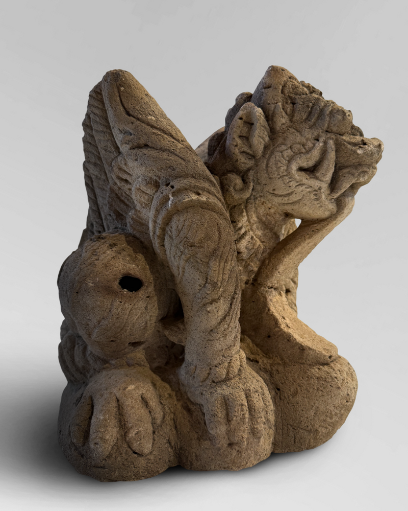 Balinese stone plinth