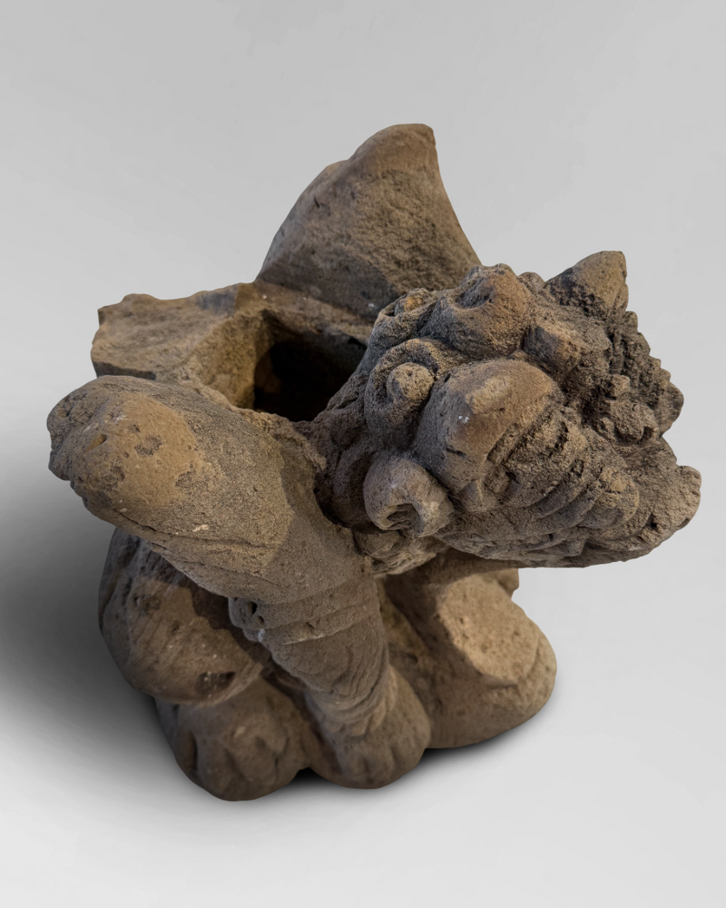 Balinese stone plinth