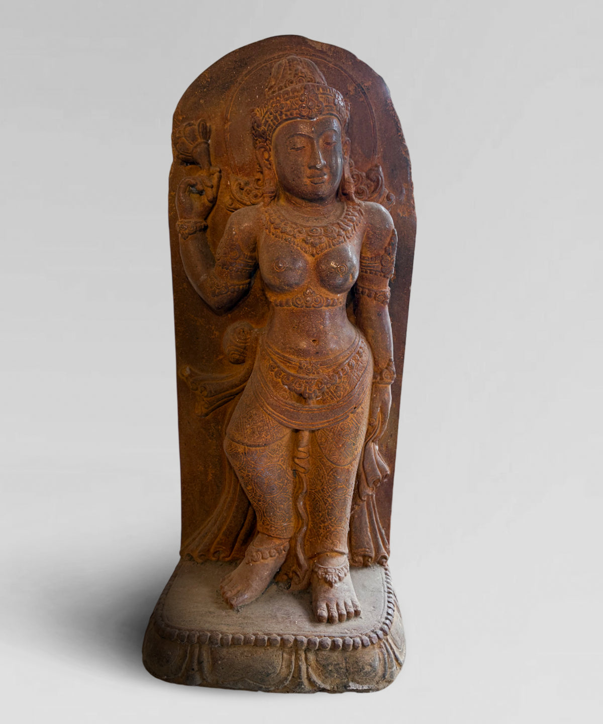 Hindu goddess Dewa Sita stone statue