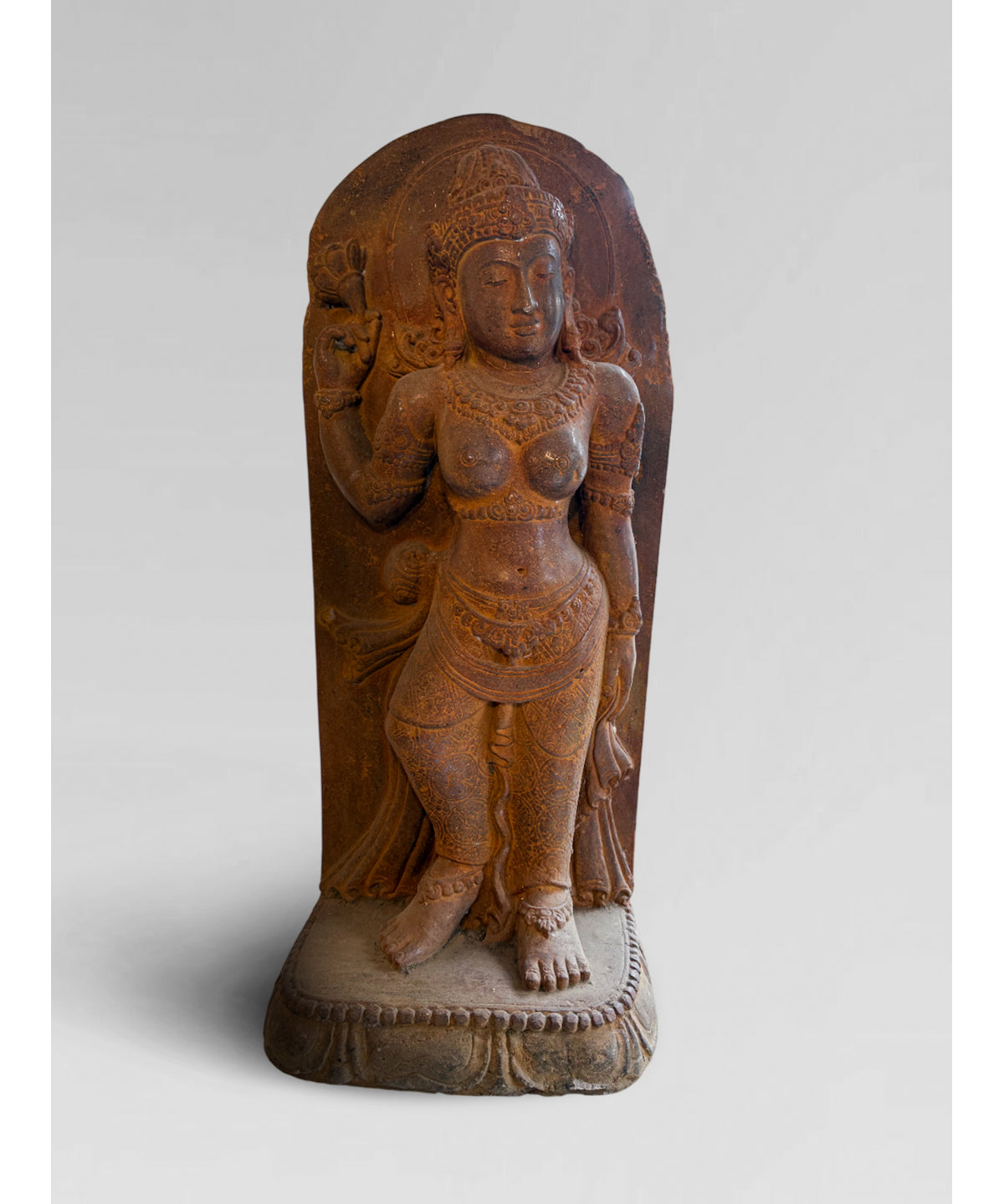 Hindu goddess Dewa Sita stone statue