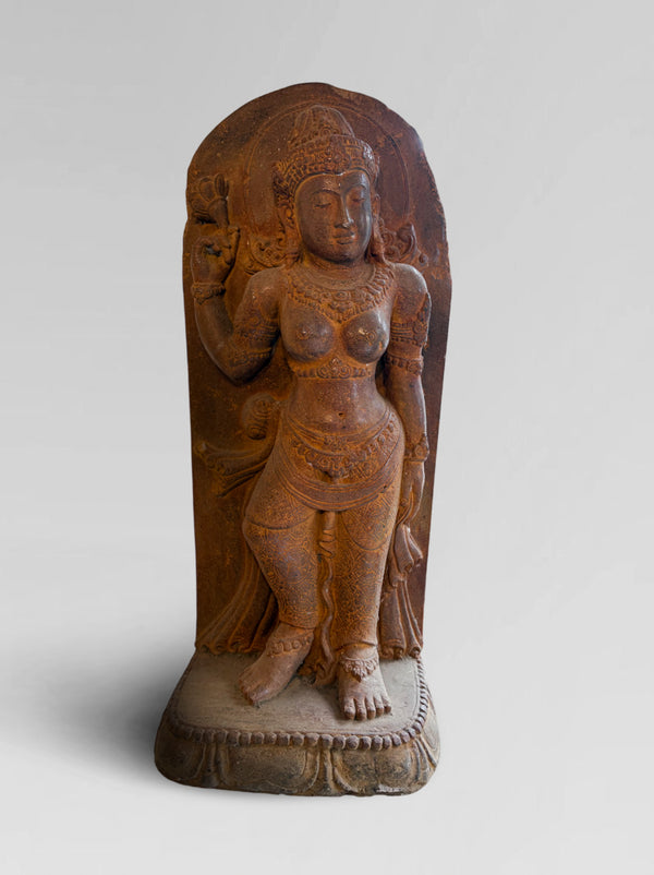 Hindu goddess Dewa Sita stone statue