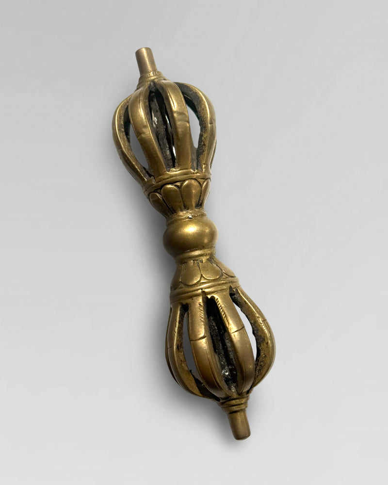 Tibetan bell (Ghanta) and Tibetan spiritual object (Dorje).