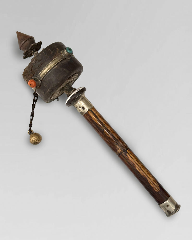 19th century Tibetan prayer wheel.