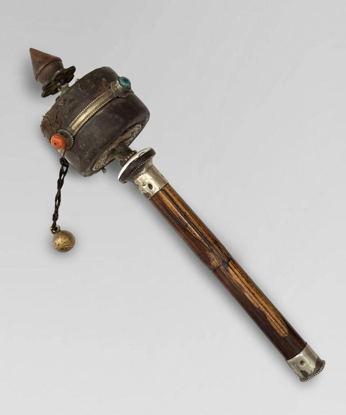 19th century Tibetan prayer wheel.
