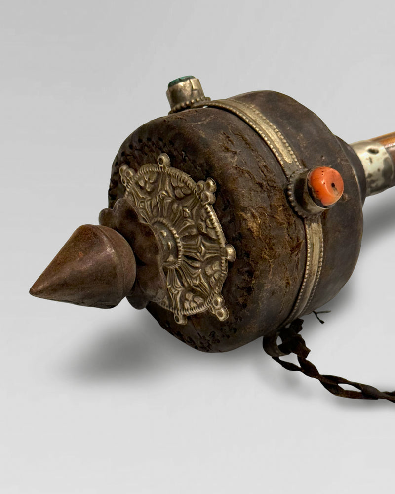 19th century Tibetan prayer wheel.