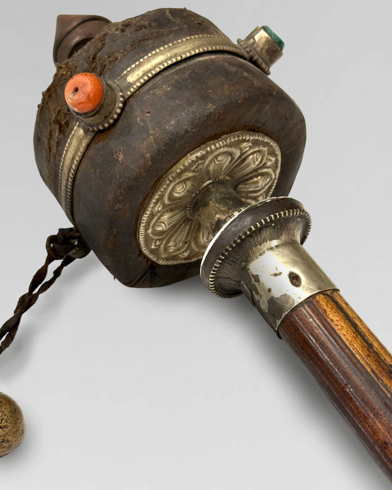 19th century Tibetan prayer wheel.