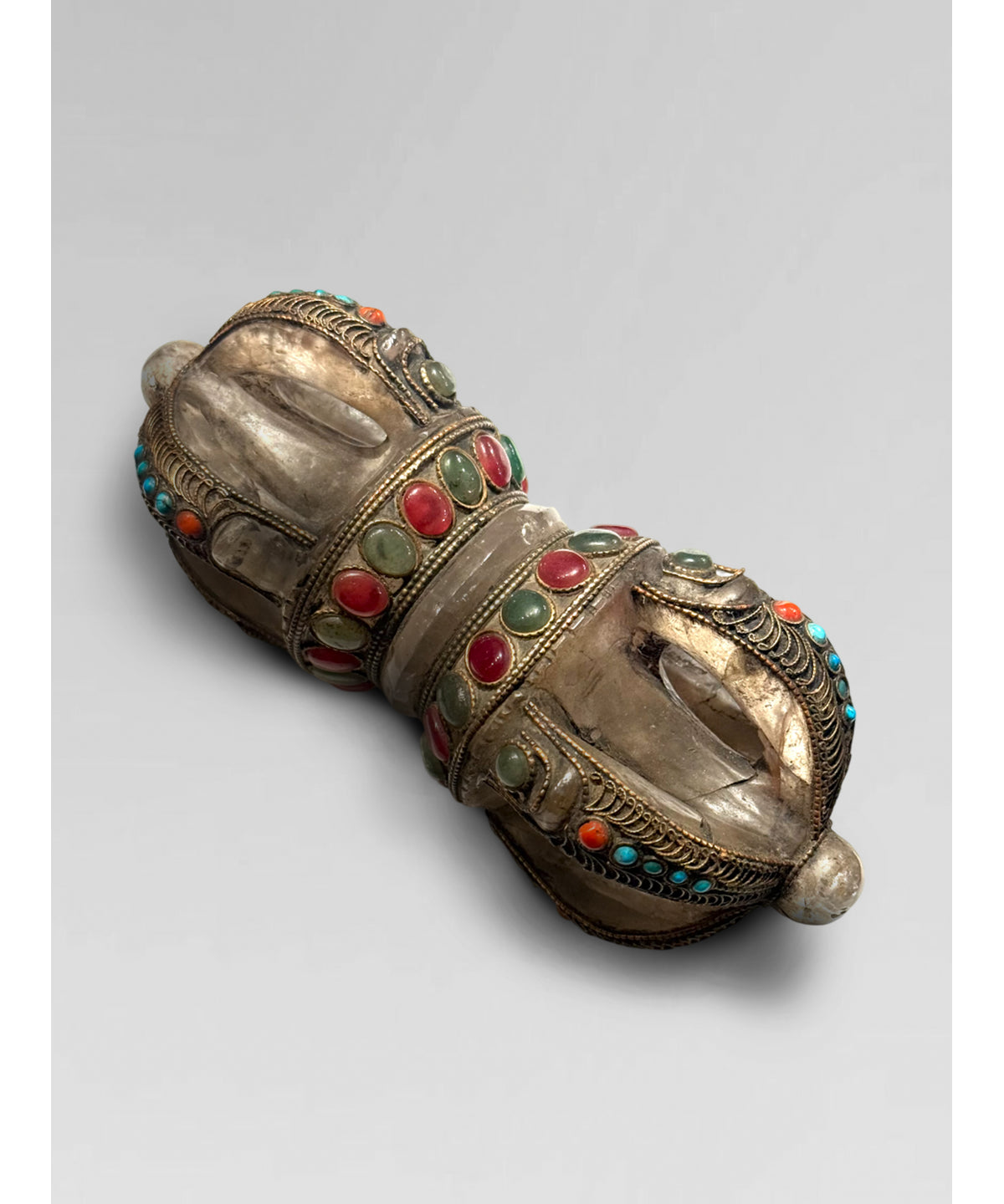 Rare 19th century quartz Dorje