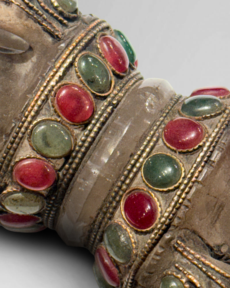 Rare 19th century quartz Dorje