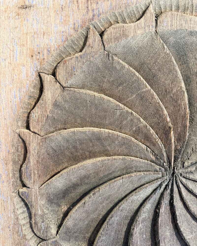Wall panel from tribal longhouse