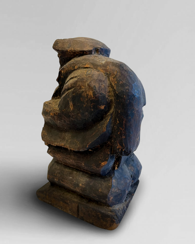Antique Wooden statue of Daikoku