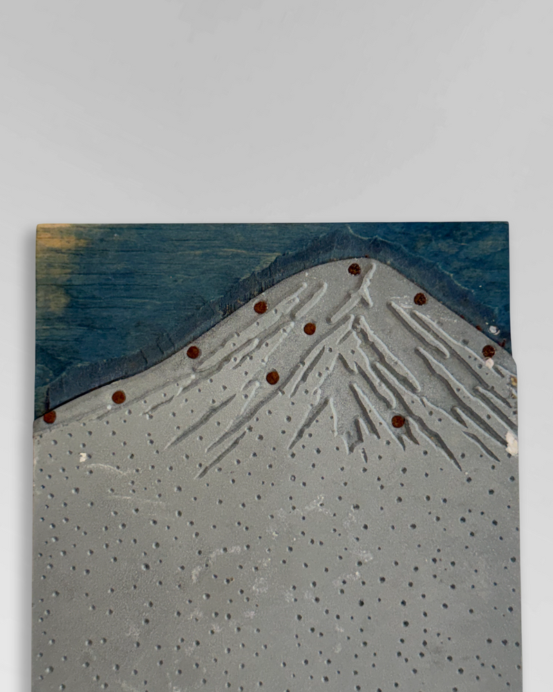 Aluminum block print pair