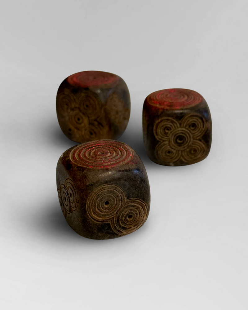 Javanese dice 3pcs