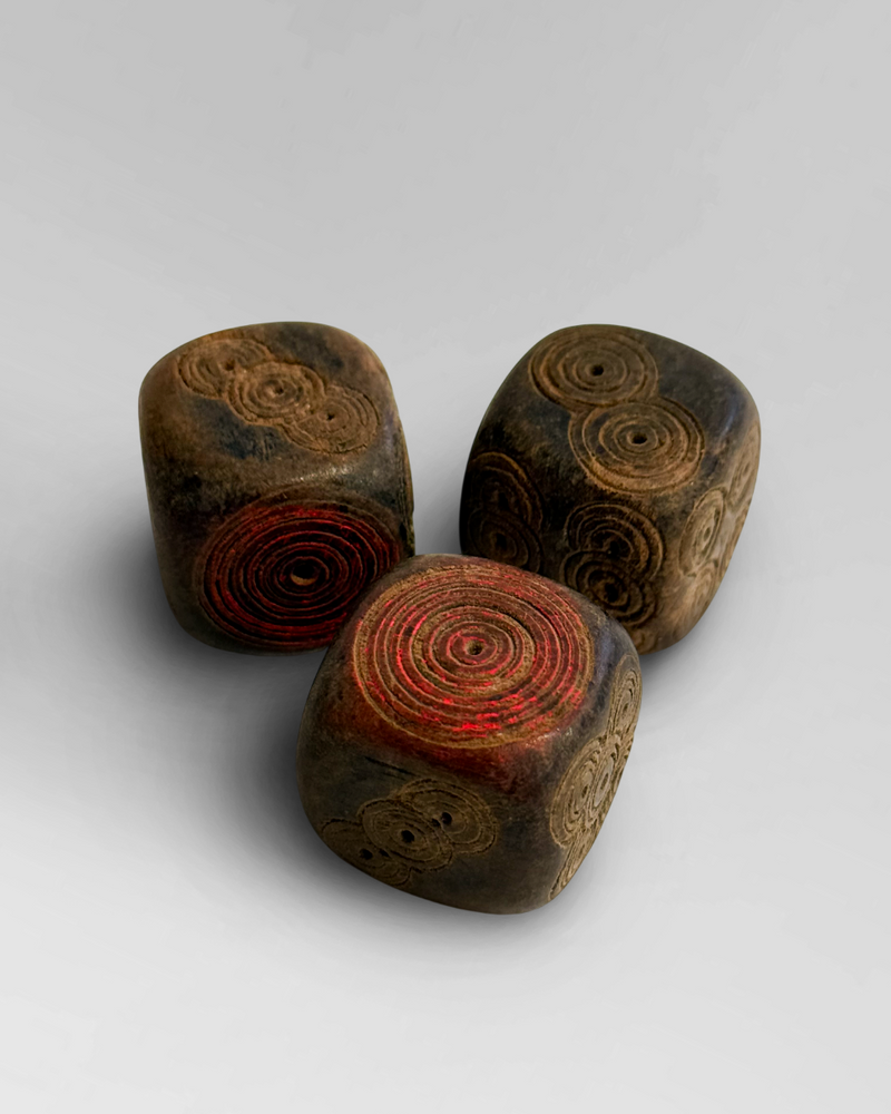 Javanese dice 3pcs