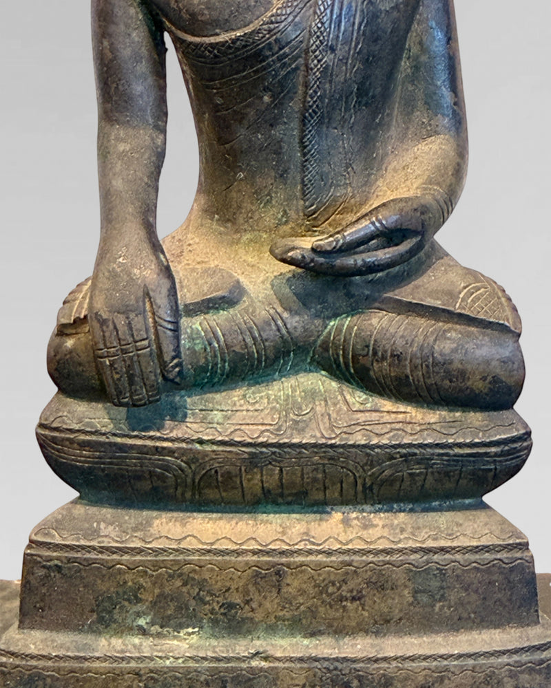Bronze Buddha from Laos, 19th century