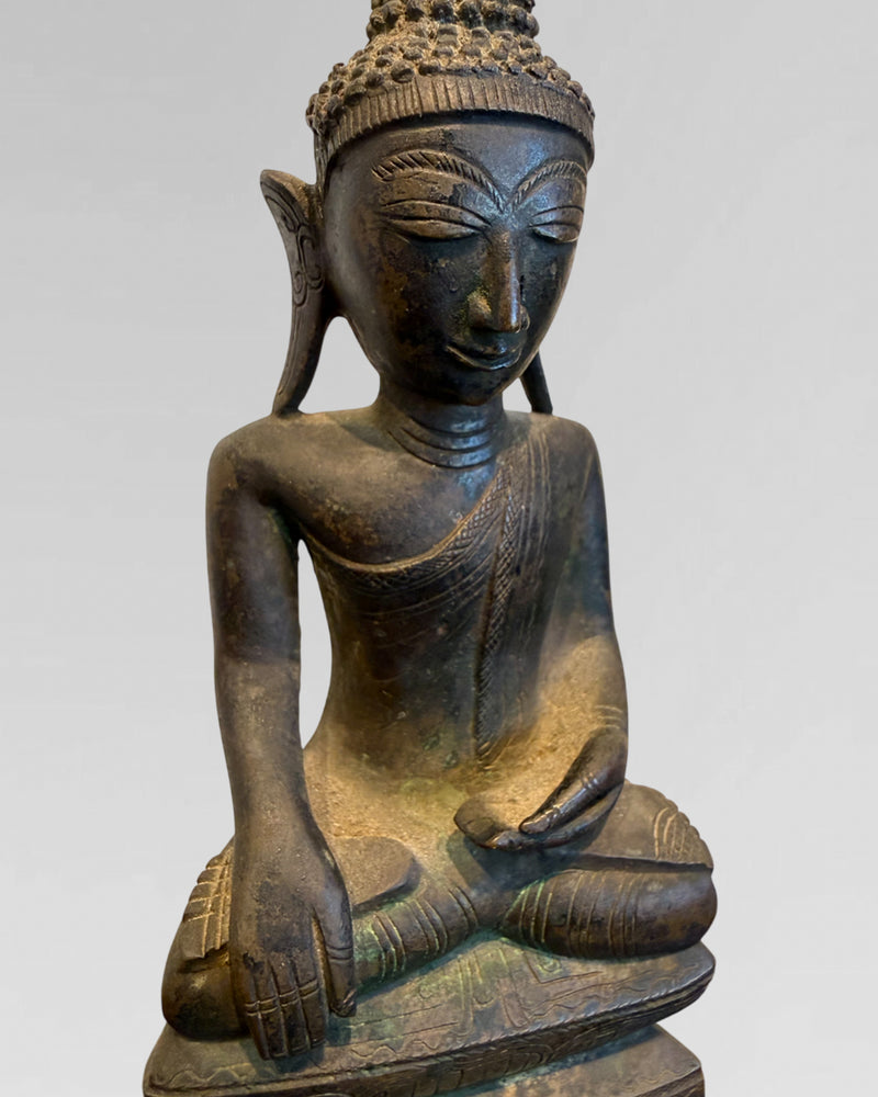 Bronze Buddha from Laos, 19th century