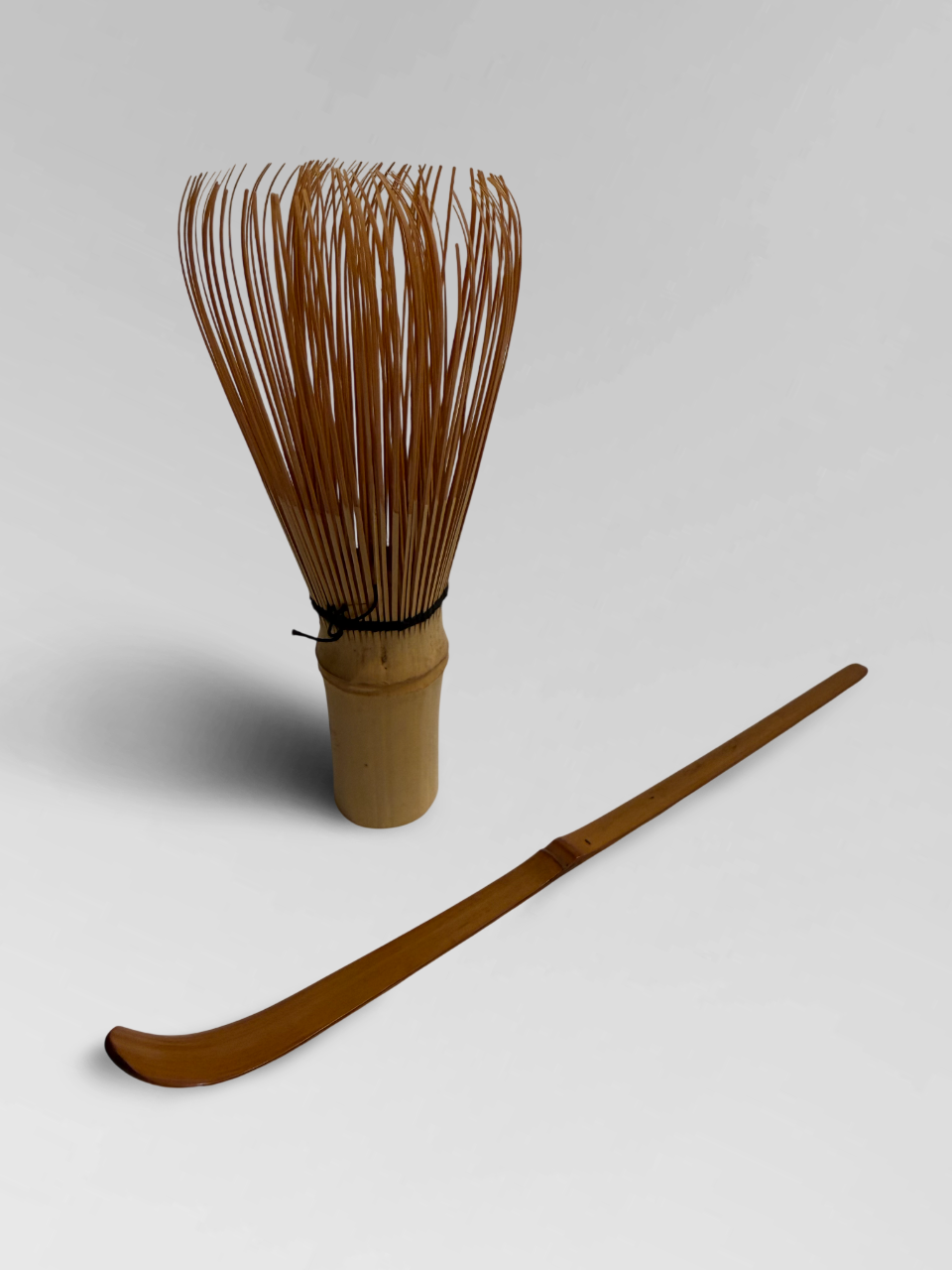 Vintage matcha whisk and scoop