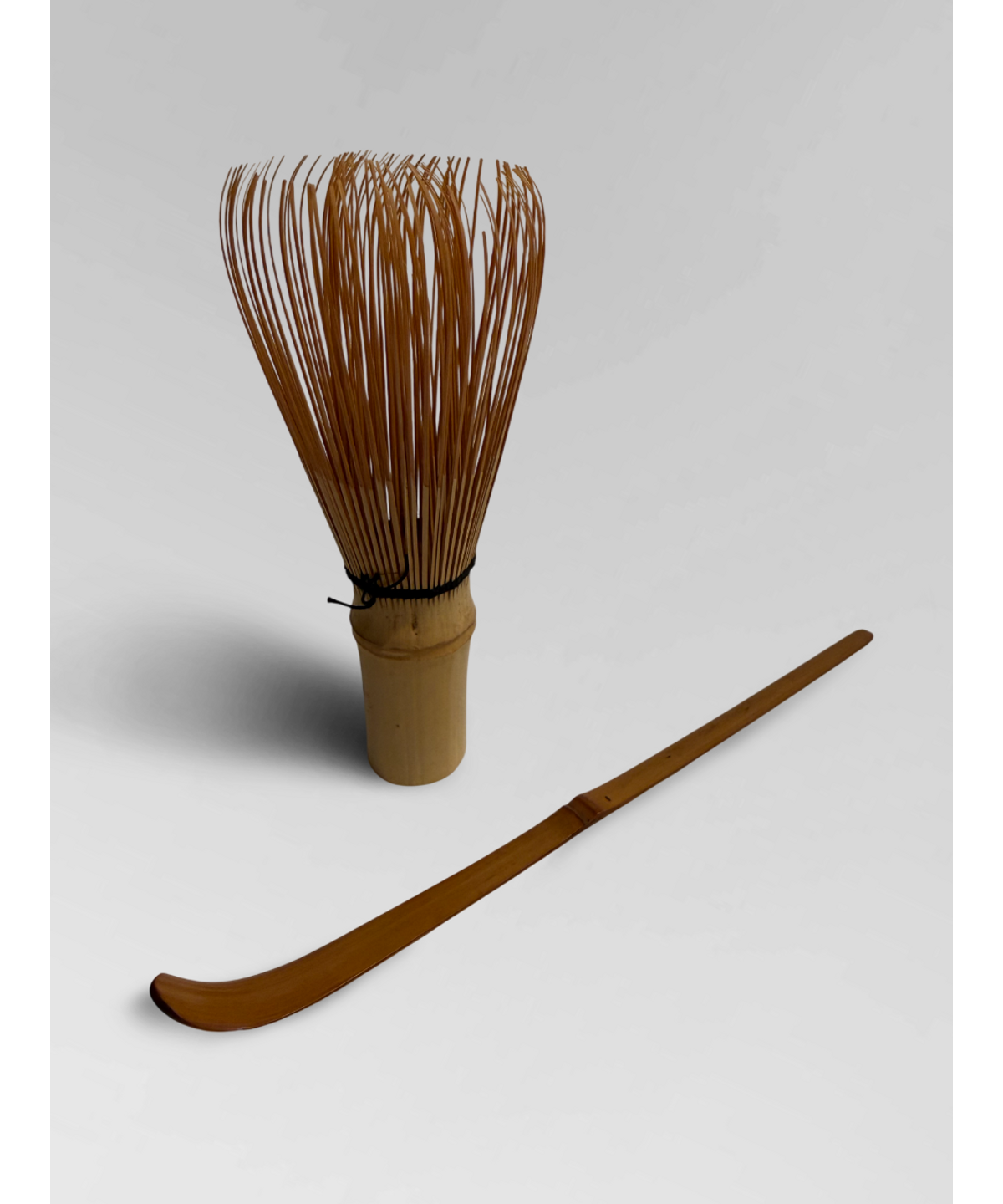 Vintage matcha whisk and scoop