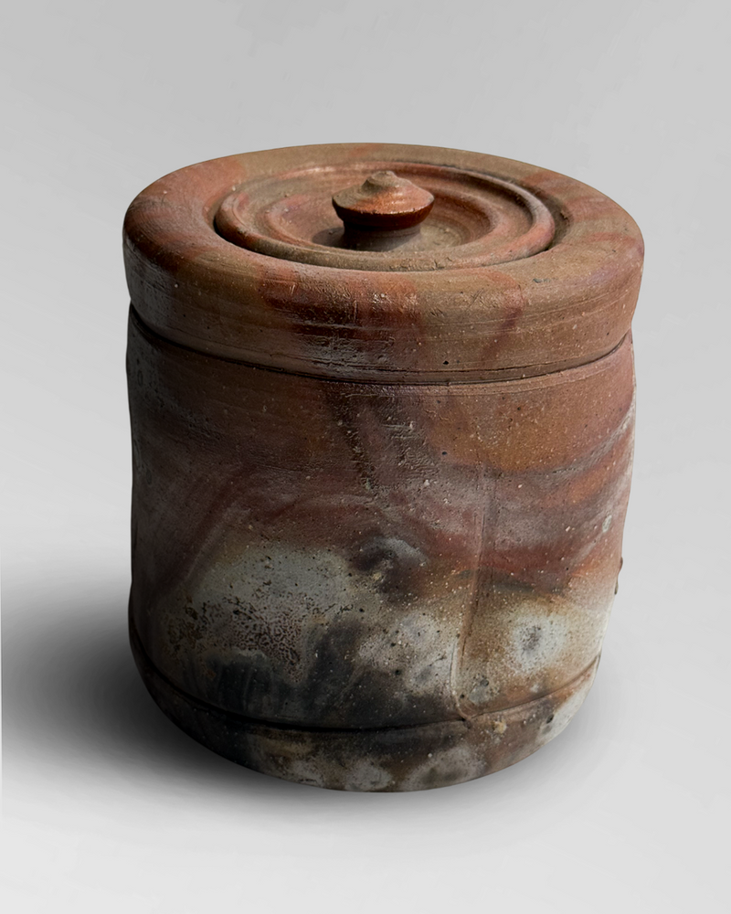 Signed Shigaraki water vessel