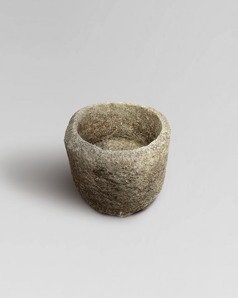 100-300 year old limestone vessel from Java Indonesia 1