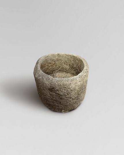 100-300 year old limestone vessel from Java Indonesia 1