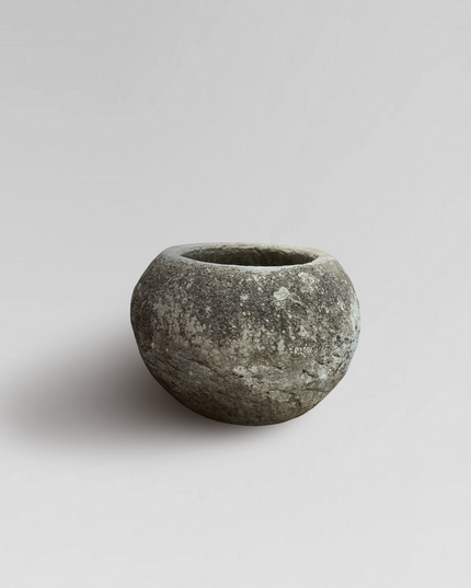 100-300 year old limestone vessel from Java Indonesia 2