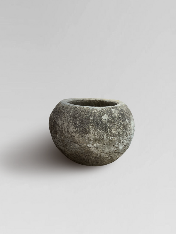 100-300 year old limestone vessel from Java Indonesia 2