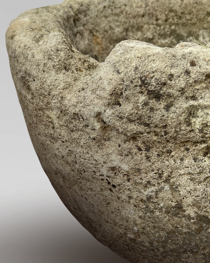 100-300 year old limestone vessel from Java Indonesia 4