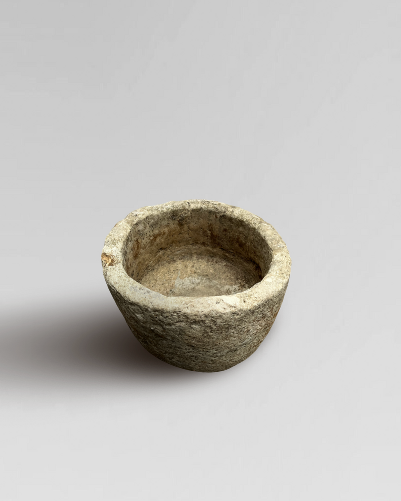 100-300 year old limestone vessel from Java Indonesia 7