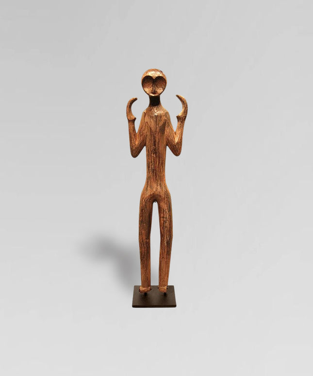 Tribal Figure with Raised Arms