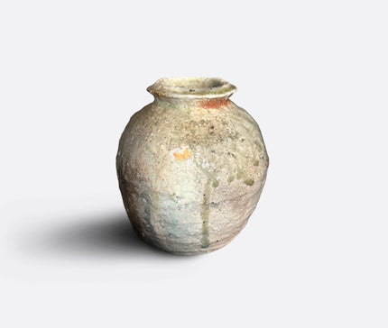 Contemporary pot from the traditional kilns of Shigaraki, Japan