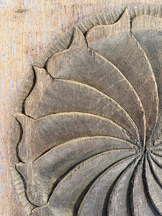 Wall panel from tribal longhouse, kerinci tribe, Sumatra, Indonesia, 19th century