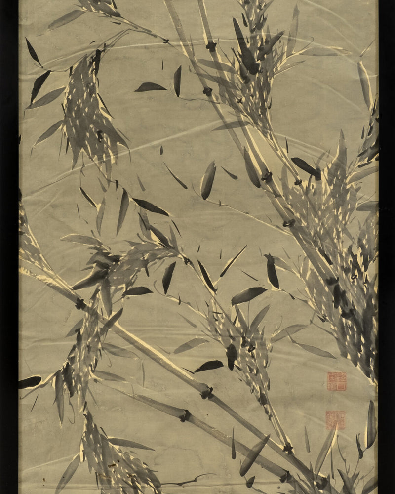 Bamboo Leaves Painting
