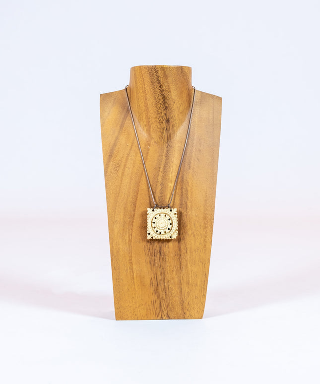 Hand Carved Tribal Pendant