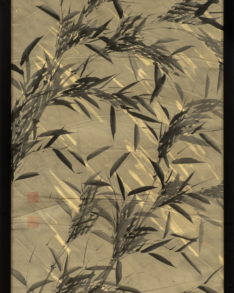 Bamboo Leaves Painting