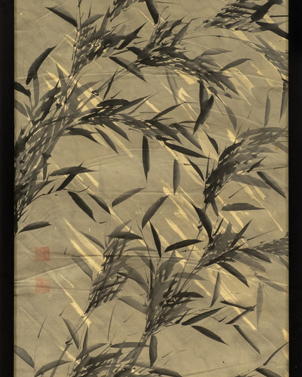 Bamboo Leaves Painting