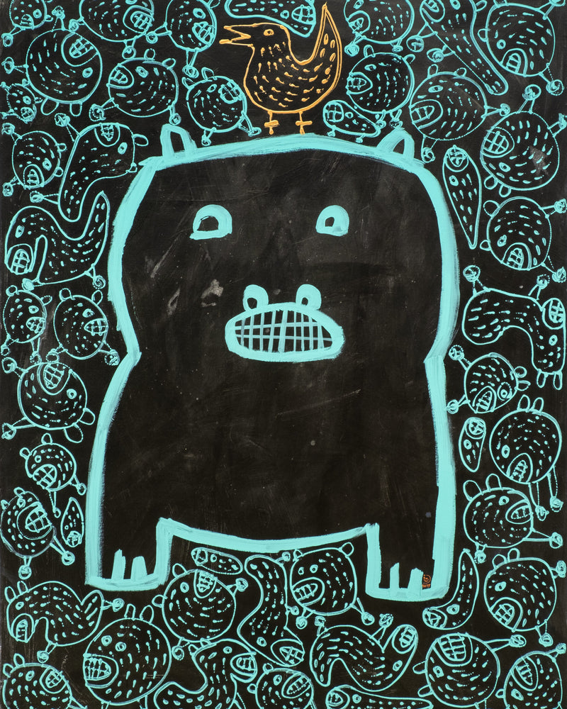 Untitled Painting by Lindu Prasekti