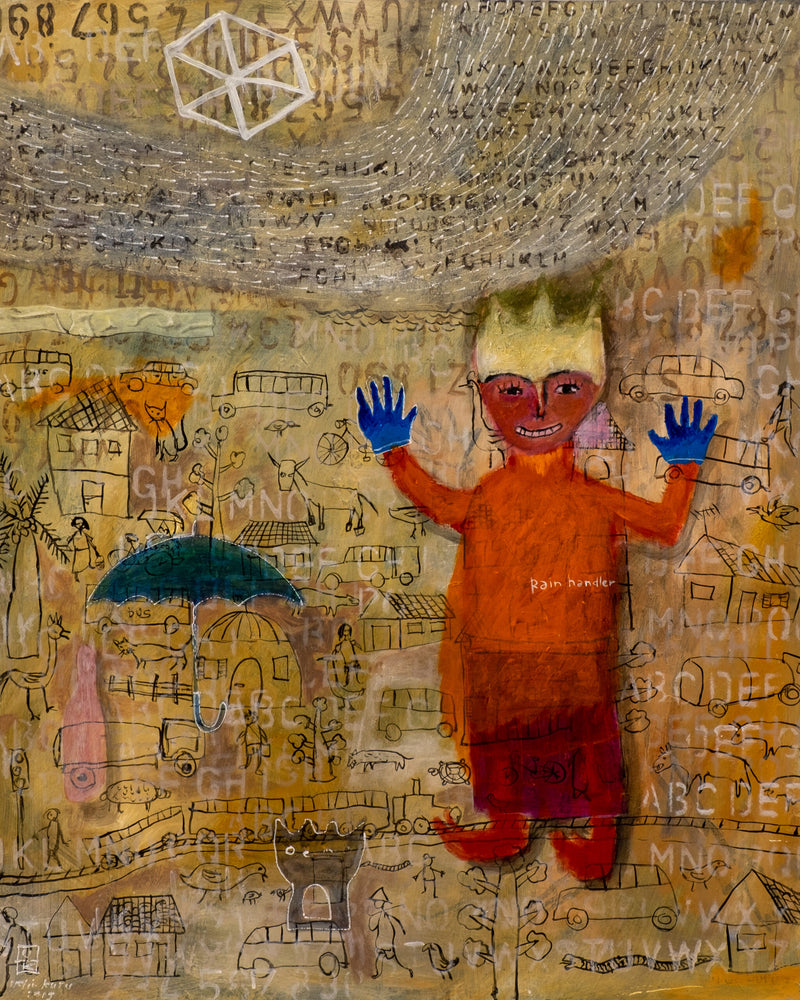 Untitled Painting by Udin Kuru