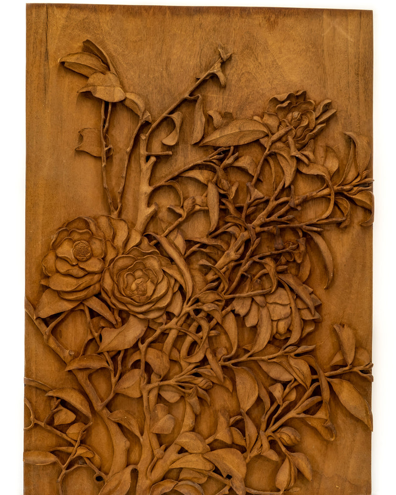 "Roses" Studio Carving, David Alan Original Design