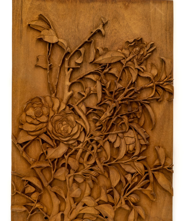 "Roses" Studio Carving, David Alan Original Design