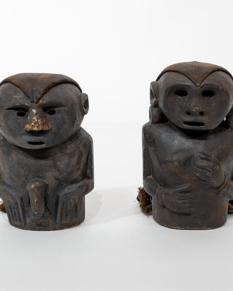 Shaman Effigy Figures (Male and Female Pair)