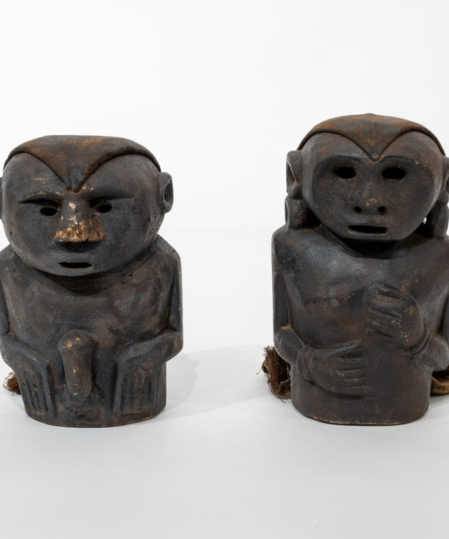 Shaman Effigy Figures (Male and Female Pair)