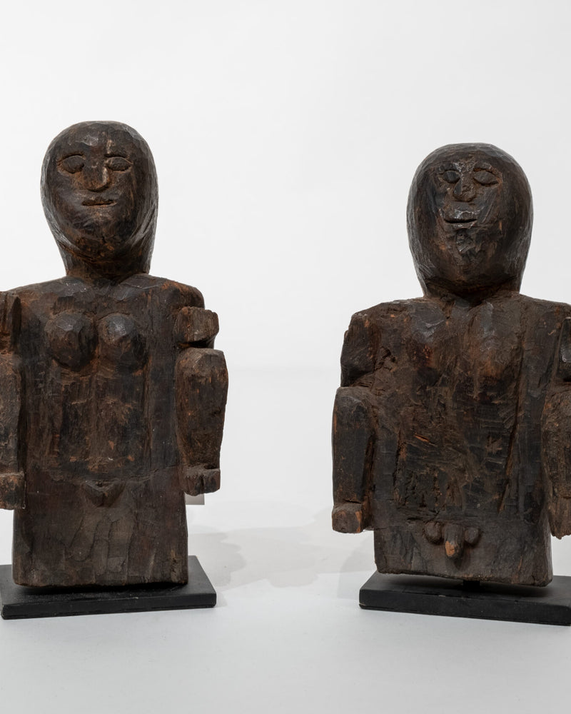 Ancestral Ritual Offering Figures (Pair)