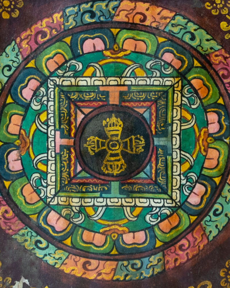 Yak Hip Bone Devotional Painting