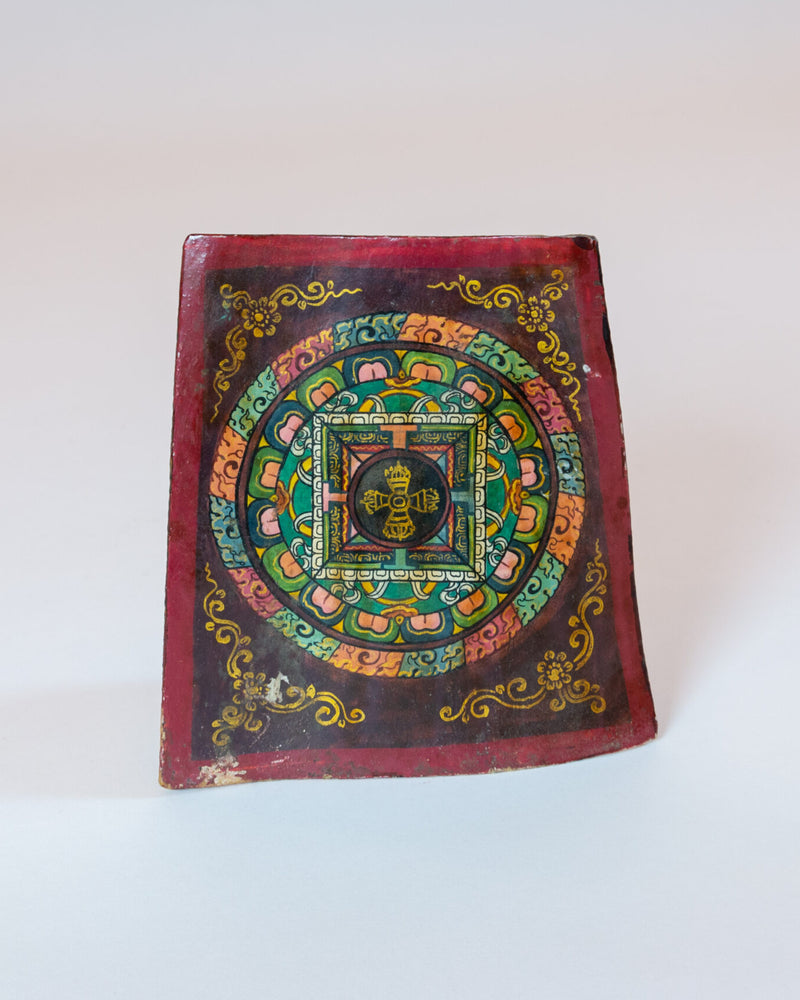 Yak Hip Bone Devotional Painting