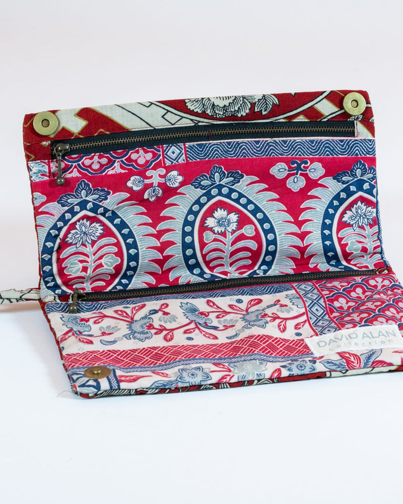 Clutch Purse of Vintage Kimono Fabric
