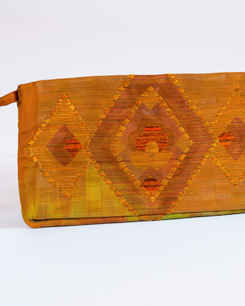 David Alan Designs Clutch Purse of Vintage Kimono Fabric