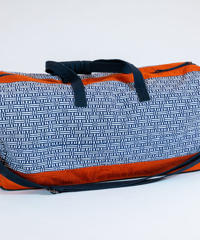 Vintage Kimono Fabric Weekender