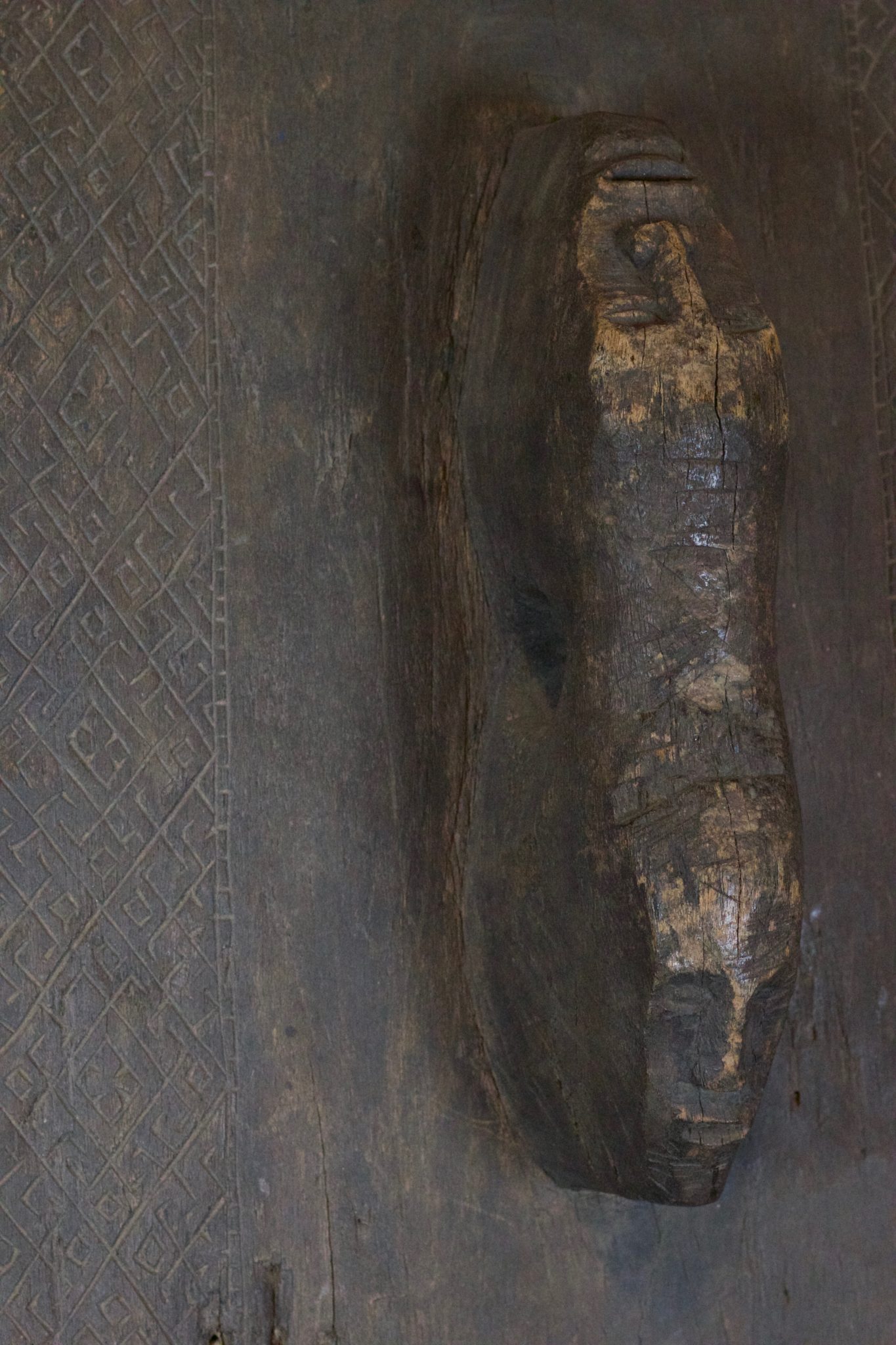 Handle Detail of Shaman Ritual Spirit Door (see previous image)
