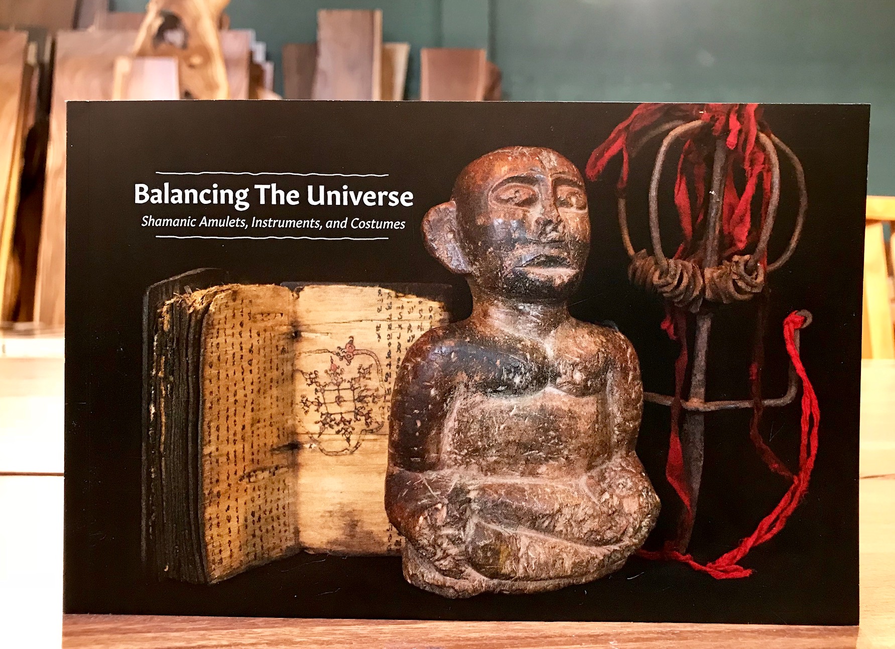 The catalog includes a dedication and personal forward from the collector, David Bardwick, of the David Alan Collection, and text on the history of Shamanism and of shamanism specific to each of the locations/cultures represented.
